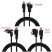 Single Screw Locking / Thumb Lock Panel Mount to Dual Screw Locking Panel Mount USB-C to USB-C, Male to Male Extension Cable Single Screw Locking / Thumb Lock Panel Mount to Dual Screw Locking Panel Mount USB-C to USB-C, Male to Male Extension Cable