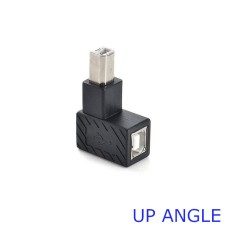 USB Adapter (90 degree Right Angle USB 2.0 Type B male to Female Coupler) USB Adapter (90 degree Right Angle USB 2.0 Type B male to Female Coupler)