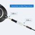 2.5mm male to 3.5mm female Audio Adapter for Audio Technica ATH-M40X, ATH-M50X, ATH-M60X, ATH-M70X, Sennheiser HD518, HD549, HD558, HD569, HD579, HD599, HD595 Headphones