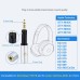 2.5mm male to 3.5mm female Audio Adapter for Audio Technica ATH-M40X, ATH-M50X, ATH-M60X, ATH-M70X, Sennheiser HD518, HD549, HD558, HD569, HD579, HD599, HD595 Headphones