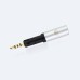 2.5mm male to 3.5mm female Audio Adapter for Audio Technica ATH-M40X, ATH-M50X, ATH-M60X, ATH-M70X, Sennheiser HD518, HD549, HD558, HD569, HD579, HD599, HD595 Headphones