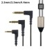 Right Angle 3-pole TRS Audio Cable for Sennheiser HD650 HD6XX HD660S HD580 HD58X HD545 HD535 Headphones | 3.5mm Male Jack(1/8") Extension Aux Cord