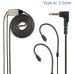 Right Angle 3-pole TRS Audio Cable for Sennheiser HD650 HD6XX HD660S HD580 HD58X HD545 HD535 Headphones | 3.5mm Male Jack(1/8") Extension Aux Cord