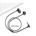 Right Angle 3.5mm Audio in-Ear Short Headphone Compatible for Oculus Quest 2 Meta Quest Pro 