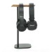 Solid Heavy Base Nature Wood & Alloy Headphone Stand