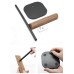 Solid Heavy Base Nature Wood & Alloy Headphone Stand