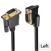 90 Degree Right-Angled DB15 HD VGA Male to Male Straight Thru Cable 90 Degree Right-Angled DB15 HD VGA Male to Male Straight Thru Cable