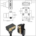 90 Degree Right-Angled DB15 HD VGA Male to Male Straight Thru Cable 90 Degree Right-Angled DB15 HD VGA Male to Male Straight Thru Cable