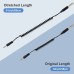 Spiral Coil Retractable Stereo 6.35mm 1/4" to Mono 3.5mm 1/8" Male to Male Audio Cable Spiral Coil Retractable Stereo 6.35mm 1/4" to Mono 3.5mm 1/8" Male to Male Audio Cable