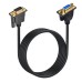 90-Degree Right-Angled DB-15 VGA Male to Female Straight Thru Cable 90-Degree Right-Angled DB-15 VGA Male to Female Straight Thru Cable