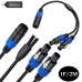 Speakon Female to Speakon 2 Male Splitter Cable | Universal PRO Audio DJ/PA Speaker Cable Speakon Female to Speakon 2 Male Splitter Cable | Universal PRO Audio DJ/PA Speaker Cable