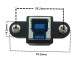 Panel Mount USB 3.0 Type-B to USB 3.0 Micro-B Cable Panel Mount USB 3.0 Type-B to USB 3.0 Micro-B Cable