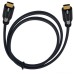 Dual Single Screw Locking Panel Mount / Thumb Lock USB 3.1 / Type C Male to Male Cable