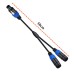 Speakon Male to Speakon 2 Female Splitter Cable | Universal PRO Audio DJ/PA Speaker Cable Speakon Male to Speakon 2 Female Splitter Cable | Universal PRO Audio DJ/PA Speaker Cable