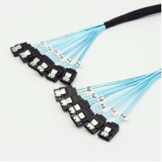 6 SATA 7-pin to 6 SATA Parallel Set Cable for Server 6 SATA 7-pin to 6 SATA Parallel Set Cable for Server