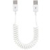 3.3ft / 1M (Max.) Coil Stretchable USB USB-A Male to USB-A Male Extension Cable 3.3ft / 1M (Max.) Coil Stretchable USB USB-A Male to USB-A Male Extension Cable