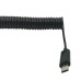 USB Mini to USB Micro Coiled Strech / Curl Spring Retractable Cable USB Mini to USB Micro Coiled Strech / Curl Spring Retractable Cable