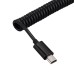 USB Mini to USB Micro Coiled Strech / Curl Spring Retractable Cable USB Mini to USB Micro Coiled Strech / Curl Spring Retractable Cable