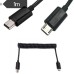 USB Mini to USB Micro Coiled Strech / Curl Spring Retractable Cable USB Mini to USB Micro Coiled Strech / Curl Spring Retractable Cable
