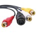 2-in-1 VGA / SVGA to S-Video and 3 RCA Composite AV TV Out Adapter 2-in-1 VGA / SVGA to S-Video and 3 RCA Composite AV TV Out Adapter