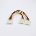 Molex LP4 IDE 4 Pin male to female Dual IDE Splitter Cable Molex LP4 IDE 4 Pin male to female Dual IDE Splitter Cable