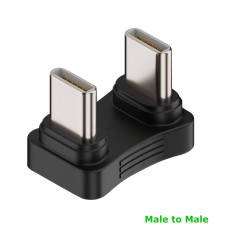 40 Gbps USB4 180 degree USB-C Adapter / Coupler for Steam Deck, Switch, Laptop, Tablet, Phone and More Type C Devices