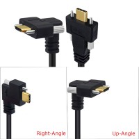 Dual Screw Locking Panel Mount USB-C Male to Dual Screw Locking Panel Mount USB-C Male Extension Cable Dual Screw Locking Panel Mount USB-C Male to Dual Screw Locking Panel Mount USB-C Male Extension Cable