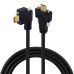 Dual Screw Locking Panel Mount USB-C Male to Dual Screw Locking Panel Mount USB-C Male Extension Cable