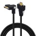 Dual Screw Locking Panel Mount USB-C Male to Dual Screw Locking Panel Mount USB-C Male Extension Cable