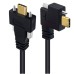 Dual Screw Locking Panel Mount USB-C Male to Dual Screw Locking Panel Mount USB-C Male Extension Cable