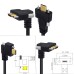 Dual Screw Locking Panel Mount USB-C Male to Dual Screw Locking Panel Mount USB-C Male Extension Cable