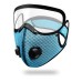 Dust Face Mask with Replaceable Filter and Anti-Fog Lens for Sports / Outdoor / Workouts
