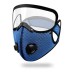Dust Face Mask with Replaceable Filter and Anti-Fog Lens for Sports / Outdoor / Workouts