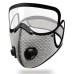 Dust Face Mask with Replaceable Filter and Anti-Fog Lens for Sports / Outdoor / Workouts