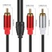 3.5mm Stereo Male to 2 RCA Male Y Adapter 3.5mm Stereo Male to 2 RCA Male Y Adapter