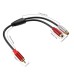 3.5mm Stereo Male to 2 RCA Male Y Adapter 3.5mm Stereo Male to 2 RCA Male Y Adapter