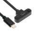 Flat Panel Mount USB-C Female to USB-C male Extender Cable Flat Panel Mount USB-C Female to USB-C male Extender Cable