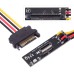 SFF-8611 Oculink Female SFF-8612 to U.2 U.3 SFF-8639 NVME PCIe PCI-Express SSD Adapter for Mainboard SFF-8611 Oculink Female SFF-8612 to U.2 U.3 SFF-8639 NVME PCIe PCI-Express SSD Adapter for Mainboard