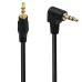 Right Angle 3pole 3.5mm Aux Jack-to-Jack Stereo Extension Headphone Cable Right Angle 3pole 3.5mm Aux Jack-to-Jack Stereo Extension Headphone Cable