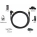 Right Angle 3pole 3.5mm Aux Jack-to-Jack Stereo Extension Headphone Cable Right Angle 3pole 3.5mm Aux Jack-to-Jack Stereo Extension Headphone Cable