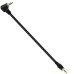 Right Angle 3pole 3.5mm Aux Jack-to-Jack Stereo Extension Headphone Cable Right Angle 3pole 3.5mm Aux Jack-to-Jack Stereo Extension Headphone Cable