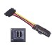 SFF-8643 PCI-E 4.0 Female to U.2 SFF-8639 U.3NVME PCIe PCI-Express SSD Adapter for Mainboard SFF-8643 PCI-E 4.0 Female to U.2 SFF-8639 U.3NVME PCIe PCI-Express SSD Adapter for Mainboard