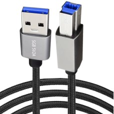 USB 3.0 Cable, Male USB A to Male USB B | USB-A to USB-B Cable, 5M USB 3.0 Cable, Male USB A to Male USB B | USB-A to USB-B Cable, 5M