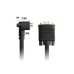 Right-Angled 90-Degree DB-15 VGA Male to Female Straight Thru Cable Right-Angled 90-Degree DB-15 VGA Male to Female Straight Thru Cable