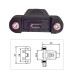 28mm Pitch Panel Mount USB2.0 Micro 5Pin Female to Type-C USB-C Male Power / Data Cable 28mm Pitch Panel Mount USB2.0 Micro 5Pin Female to Type-C USB-C Male Power / Data Cable