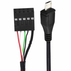 USB 2.0 Mini 5Pin Male to (for Dupont) 9Pin Female Pitch 2.54 USB header PCB Motherboard Cable USB 2.0 Mini 5Pin Male to (for Dupont) 9Pin Female Pitch 2.54 USB header PCB Motherboard Cable