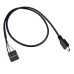 USB 2.0 Micro 5Pin Male to (for Dupon) 9Pin Female Pitch 2.54 USB header PCB Motherboard Cable USB 2.0 Micro 5Pin Male to (for Dupon) 9Pin Female Pitch 2.54 USB header PCB Motherboard Cable