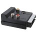 21P SCART male to 21P SCART female / 3RCA + S-Video Converter with IN/Out Switch