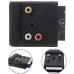 21P SCART male to 21P SCART female / 3RCA + S-Video Converter with IN/Out Switch