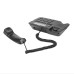 Coiled Retractable 4P4C RJ9 Landline Telephone Cord
